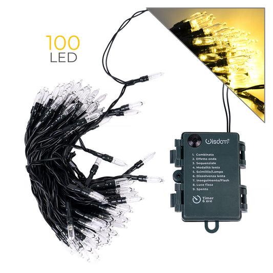 Catena_Luminosa_100_LED_a_Batteria_con_Dettaglio_Luce_Calda_Accesa_su_Sfondo_Bianco